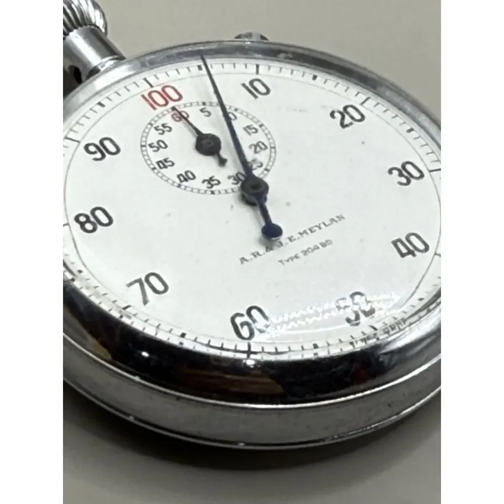 A.R. & J.E. Meylan Type 204BD Mechanical Wind Up Stop Watch
